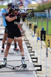 15.09.2023, La Feclaz, France (FRA): Lou Jeanmonnot (FRA) - Biathlon Samse Summer Tour, training, La Feclaz (FRA). www.nordicfocus.com. © Manzoni/NordicFocus. Every downloaded picture is fee-liable.