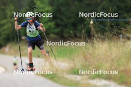 16.09.2023, La Feclaz, France (FRA): Thibault Grenard (FRA) - Biathlon Samse Summer Tour, sprint, La Feclaz (FRA). www.nordicfocus.com. © Manzoni/NordicFocus. Every downloaded picture is fee-liable.