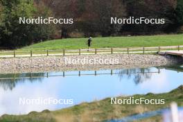 15.09.2023, La Feclaz, France (FRA): Eric Perrot (FRA) - Biathlon Samse Summer Tour, training, La Feclaz (FRA). www.nordicfocus.com. © Manzoni/NordicFocus. Every downloaded picture is fee-liable.