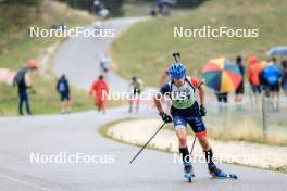 16.09.2023, La Feclaz, France (FRA): Charli Thiery (FRA) - Biathlon Samse Summer Tour, sprint, La Feclaz (FRA). www.nordicfocus.com. © Manzoni/NordicFocus. Every downloaded picture is fee-liable.