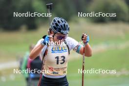 16.09.2023, La Feclaz, France (FRA): Camille Bened (FRA) - Biathlon Samse Summer Tour, sprint, La Feclaz (FRA). www.nordicfocus.com. © Manzoni/NordicFocus. Every downloaded picture is fee-liable.