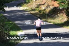 15.09.2023, La Feclaz, France (FRA): Sophie Chauveau (FRA) - Biathlon Samse Summer Tour, training, La Feclaz (FRA). www.nordicfocus.com. © Manzoni/NordicFocus. Every downloaded picture is fee-liable.