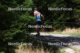 15.09.2023, La Feclaz, France (FRA): Emilien Claude (FRA) - Biathlon Samse Summer Tour, training, La Feclaz (FRA). www.nordicfocus.com. © Manzoni/NordicFocus. Every downloaded picture is fee-liable.