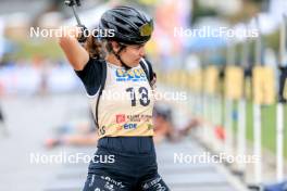 16.09.2023, La Feclaz, France (FRA): Gilonne Guigonnat (FRA) - Biathlon Samse Summer Tour, sprint, La Feclaz (FRA). www.nordicfocus.com. © Manzoni/NordicFocus. Every downloaded picture is fee-liable.