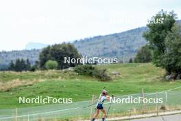 16.09.2023, La Feclaz, France (FRA): Lena Brun (FRA) - Biathlon Samse Summer Tour, sprint, La Feclaz (FRA). www.nordicfocus.com. © Manzoni/NordicFocus. Every downloaded picture is fee-liable.