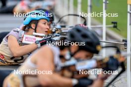 16.09.2023, La Feclaz, France (FRA): Paula Botet (FRA) - Biathlon Samse Summer Tour, sprint, La Feclaz (FRA). www.nordicfocus.com. © Manzoni/NordicFocus. Every downloaded picture is fee-liable.