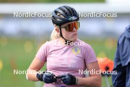 15.09.2023, La Feclaz, France (FRA): Sophie Chauveau (FRA) - Biathlon Samse Summer Tour, training, La Feclaz (FRA). www.nordicfocus.com. © Manzoni/NordicFocus. Every downloaded picture is fee-liable.