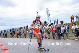 16.09.2023, La Feclaz, France (FRA): Marion Gravier (FRA) - Biathlon Samse Summer Tour, sprint, La Feclaz (FRA). www.nordicfocus.com. © Manzoni/NordicFocus. Every downloaded picture is fee-liable.