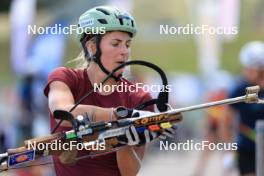 15.09.2023, La Feclaz, France (FRA): Justine Braisaz-Bouchet (FRA) - Biathlon Samse Summer Tour, training, La Feclaz (FRA). www.nordicfocus.com. © Manzoni/NordicFocus. Every downloaded picture is fee-liable.