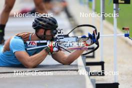 15.09.2023, La Feclaz, France (FRA): Emilien Claude (FRA) - Biathlon Samse Summer Tour, training, La Feclaz (FRA). www.nordicfocus.com. © Manzoni/NordicFocus. Every downloaded picture is fee-liable.