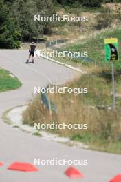 15.09.2023, La Feclaz, France (FRA): Eric Perrot (FRA) - Biathlon Samse Summer Tour, training, La Feclaz (FRA). www.nordicfocus.com. © Manzoni/NordicFocus. Every downloaded picture is fee-liable.