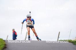 21.10.2023, Arcon, France (FRA): Julia Pinel (FRA) - Biathlon Samse Summer Tour, sprint, Arcon (FRA). www.nordicfocus.com. © Thibaut/NordicFocus. Every downloaded picture is fee-liable.