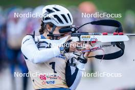 21.10.2023, Arcon, France (FRA): Maelle Achoui (FRA) - Biathlon Samse Summer Tour, sprint, Arcon (FRA). www.nordicfocus.com. © Thibaut/NordicFocus. Every downloaded picture is fee-liable.