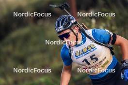 21.10.2023, Arcon, France (FRA): Gaetan Paturel (FRA) - Biathlon Samse Summer Tour, sprint, Arcon (FRA). www.nordicfocus.com. © Thibaut/NordicFocus. Every downloaded picture is fee-liable.