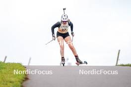 21.10.2023, Arcon, France (FRA): Emma Van Der Kaade (SUI) - Biathlon Samse Summer Tour, sprint, Arcon (FRA). www.nordicfocus.com. © Thibaut/NordicFocus. Every downloaded picture is fee-liable.