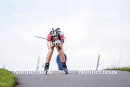 21.10.2023, Arcon, France (FRA): Capucine Vuittenez (FRA) - Biathlon Samse Summer Tour, sprint, Arcon (FRA). www.nordicfocus.com. © Thibaut/NordicFocus. Every downloaded picture is fee-liable.
