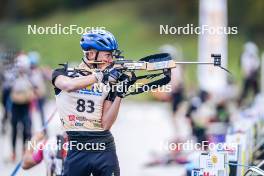 21.10.2023, Arcon, France (FRA): Adeis Hanot (FRA) - Biathlon Samse Summer Tour, sprint, Arcon (FRA). www.nordicfocus.com. © Thibaut/NordicFocus. Every downloaded picture is fee-liable.