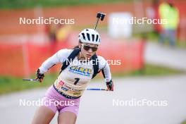 21.10.2023, Arcon, France (FRA): Maelle Achoui (FRA) - Biathlon Samse Summer Tour, sprint, Arcon (FRA). www.nordicfocus.com. © Thibaut/NordicFocus. Every downloaded picture is fee-liable.