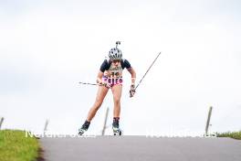21.10.2023, Arcon, France (FRA): Elsa Bouillet (FRA) - Biathlon Samse Summer Tour, sprint, Arcon (FRA). www.nordicfocus.com. © Thibaut/NordicFocus. Every downloaded picture is fee-liable.