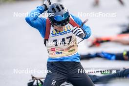 21.10.2023, Arcon, France (FRA): Niels Bibollet (FRA) - Biathlon Samse Summer Tour, sprint, Arcon (FRA). www.nordicfocus.com. © Thibaut/NordicFocus. Every downloaded picture is fee-liable.