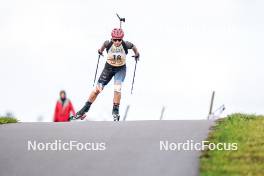 21.10.2023, Arcon, France (FRA): Jade Beaudon (FRA) - Biathlon Samse Summer Tour, sprint, Arcon (FRA). www.nordicfocus.com. © Thibaut/NordicFocus. Every downloaded picture is fee-liable.