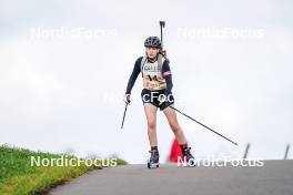 21.10.2023, Arcon, France (FRA): Elisabeth Schroder (BEL) - Biathlon Samse Summer Tour, sprint, Arcon (FRA). www.nordicfocus.com. © Thibaut/NordicFocus. Every downloaded picture is fee-liable.