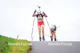 21.10.2023, Arcon, France (FRA): Rosalie Odile (FRA) - Biathlon Samse Summer Tour, sprint, Arcon (FRA). www.nordicfocus.com. © Thibaut/NordicFocus. Every downloaded picture is fee-liable.