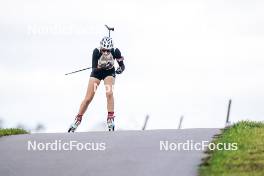 21.10.2023, Arcon, France (FRA): Louise Chollat (FRA) - Biathlon Samse Summer Tour, sprint, Arcon (FRA). www.nordicfocus.com. © Thibaut/NordicFocus. Every downloaded picture is fee-liable.