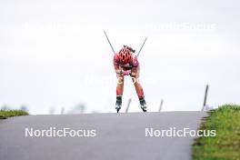 21.10.2023, Arcon, France (FRA): Alice Fellmann (FRA) - Biathlon Samse Summer Tour, sprint, Arcon (FRA). www.nordicfocus.com. © Thibaut/NordicFocus. Every downloaded picture is fee-liable.