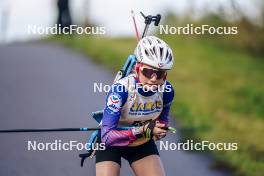 21.10.2023, Arcon, France (FRA): Clara Giacometti (FRA) - Biathlon Samse Summer Tour, sprint, Arcon (FRA). www.nordicfocus.com. © Thibaut/NordicFocus. Every downloaded picture is fee-liable.