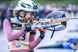 21.10.2023, Arcon, France (FRA): Rosalie Odile (FRA) - Biathlon Samse Summer Tour, sprint, Arcon (FRA). www.nordicfocus.com. © Thibaut/NordicFocus. Every downloaded picture is fee-liable.