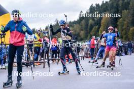 21.10.2023, Arcon, France (FRA): Victor Laine (FRA) - Biathlon Samse Summer Tour, sprint, Arcon (FRA). www.nordicfocus.com. © Thibaut/NordicFocus. Every downloaded picture is fee-liable.