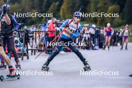 21.10.2023, Arcon, France (FRA): Tristan Bois (FRA) - Biathlon Samse Summer Tour, sprint, Arcon (FRA). www.nordicfocus.com. © Thibaut/NordicFocus. Every downloaded picture is fee-liable.