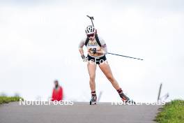 21.10.2023, Arcon, France (FRA): Juliette Atchekguezian (FRA) - Biathlon Samse Summer Tour, sprint, Arcon (FRA). www.nordicfocus.com. © Thibaut/NordicFocus. Every downloaded picture is fee-liable.