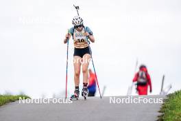 21.10.2023, Arcon, France (FRA): Margot Bonaime (FRA) - Biathlon Samse Summer Tour, sprint, Arcon (FRA). www.nordicfocus.com. © Thibaut/NordicFocus. Every downloaded picture is fee-liable.