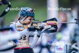 21.10.2023, Arcon, France (FRA): Thais Royet (FRA) - Biathlon Samse Summer Tour, sprint, Arcon (FRA). www.nordicfocus.com. © Thibaut/NordicFocus. Every downloaded picture is fee-liable.