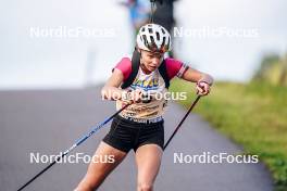 21.10.2023, Arcon, France (FRA): Jeanne Dautheville (FRA) - Biathlon Samse Summer Tour, sprint, Arcon (FRA). www.nordicfocus.com. © Thibaut/NordicFocus. Every downloaded picture is fee-liable.