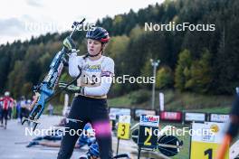 21.10.2023, Arcon, France (FRA): Adeline Debuyser (FRA) - Biathlon Samse Summer Tour, sprint, Arcon (FRA). www.nordicfocus.com. © Thibaut/NordicFocus. Every downloaded picture is fee-liable.