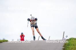 21.10.2023, Arcon, France (FRA): Lisa Blanc (FRA) - Biathlon Samse Summer Tour, sprint, Arcon (FRA). www.nordicfocus.com. © Thibaut/NordicFocus. Every downloaded picture is fee-liable.