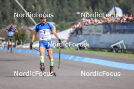 27.08.2023, Brezno-Osrblie, Slovakia (SVK): Dmitrii Shamaev (ROU) - IBU Summer Biathlon World Championships, mass men, Brezno-Osrblie (SVK). www.nordicfocus.com. © Manzoni/NordicFocus. Every downloaded picture is fee-liable.