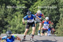 27.08.2023, Brezno-Osrblie, Slovakia (SVK): Hans Koellner (GER) - IBU Summer Biathlon World Championships, mass men, Brezno-Osrblie (SVK). www.nordicfocus.com. © Manzoni/NordicFocus. Every downloaded picture is fee-liable.