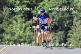 27.08.2023, Brezno-Osrblie, Slovakia (SVK): Artem Tyshchenko (UKR) - IBU Summer Biathlon World Championships, mass men, Brezno-Osrblie (SVK). www.nordicfocus.com. © Manzoni/NordicFocus. Every downloaded picture is fee-liable.