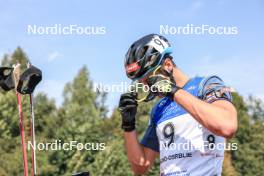 27.08.2023, Brezno-Osrblie, Slovakia (SVK): Benjamin Menz (GER) - IBU Summer Biathlon World Championships, mass men, Brezno-Osrblie (SVK). www.nordicfocus.com. © Manzoni/NordicFocus. Every downloaded picture is fee-liable.