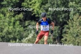 27.08.2023, Brezno-Osrblie, Slovakia (SVK): Renars Birkentals (LAT) - IBU Summer Biathlon World Championships, mass men, Brezno-Osrblie (SVK). www.nordicfocus.com. © Manzoni/NordicFocus. Every downloaded picture is fee-liable.