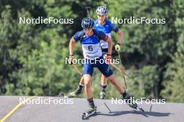 27.08.2023, Brezno-Osrblie, Slovakia (SVK): Artem Tyshchenko (UKR) - IBU Summer Biathlon World Championships, mass men, Brezno-Osrblie (SVK). www.nordicfocus.com. © Manzoni/NordicFocus. Every downloaded picture is fee-liable.