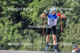 27.08.2023, Brezno-Osrblie, Slovakia (SVK): Thierry Langer (BEL) - IBU Summer Biathlon World Championships, mass men, Brezno-Osrblie (SVK). www.nordicfocus.com. © Manzoni/NordicFocus. Every downloaded picture is fee-liable.