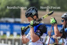 27.08.2023, Brezno-Osrblie, Slovakia (SVK): Rene Zahkna (EST) - IBU Summer Biathlon World Championships, mass men, Brezno-Osrblie (SVK). www.nordicfocus.com. © Manzoni/NordicFocus. Every downloaded picture is fee-liable.