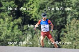 27.08.2023, Brezno-Osrblie, Slovakia (SVK): Andrejs Rastorgujevs (LAT) - IBU Summer Biathlon World Championships, mass men, Brezno-Osrblie (SVK). www.nordicfocus.com. © Manzoni/NordicFocus. Every downloaded picture is fee-liable.