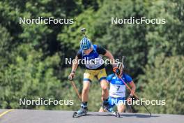 27.08.2023, Brezno-Osrblie, Slovakia (SVK): Jesper Nelin (SWE) - IBU Summer Biathlon World Championships, mass men, Brezno-Osrblie (SVK). www.nordicfocus.com. © Manzoni/NordicFocus. Every downloaded picture is fee-liable.