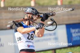 27.08.2023, Brezno-Osrblie, Slovakia (SVK): Renars Birkentals (LAT) - IBU Summer Biathlon World Championships, mass men, Brezno-Osrblie (SVK). www.nordicfocus.com. © Manzoni/NordicFocus. Every downloaded picture is fee-liable.